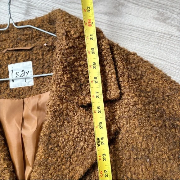 Cozy Chocolate Brown Teddy Coat | Oversized Faux Fur Jacket Size M/L - Picture 14 of 16